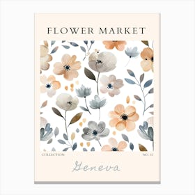 Flower Market 40 Canvas Print