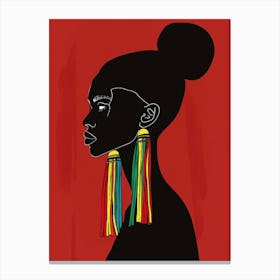 Tassel Earrings Canvas Print