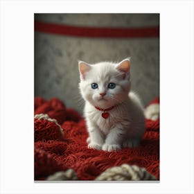 Cute Kitten 10 Canvas Print