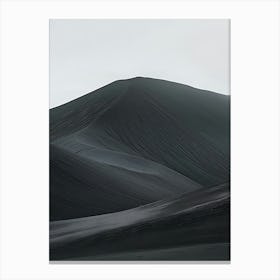 Black Sand Dunes Canvas Print