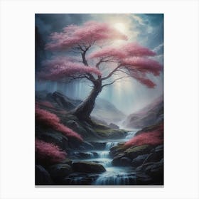 Tree Of Blossoms Print Canvas Print