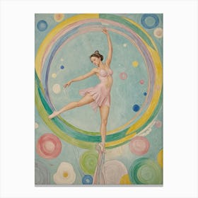 Dancer In Circles Canvas Print