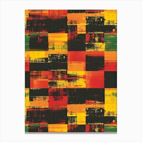 Rasta Pattern Canvas Print