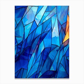 Colourful Abstract Geometric Polygons 11 Canvas Print
