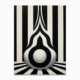 Optical Illusion Abstract Geometric 2 Canvas Print