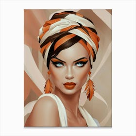 African Beauty Canvas Print