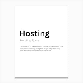 Hosting Definition Meaning Stampe su tela