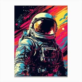 Astronaut In Space 5 Canvas Print