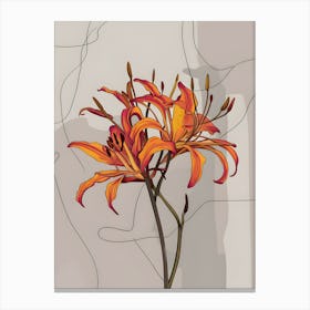 ORANGE LILY Canvas Print