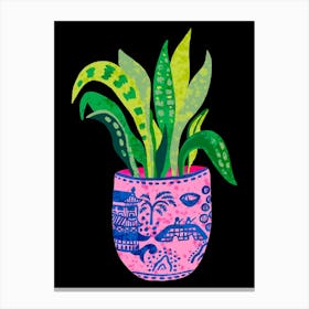 Wilow Pattern Plant Canvas Print