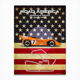 Road America, McLaren, Peter Gethin Canvas Print
