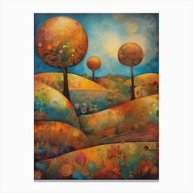 Trees In The Sky Canvas Print