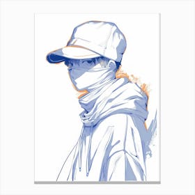 Anime Drawing Canvas Print