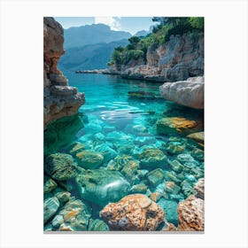 Clear Water In Croatia Canvas Print