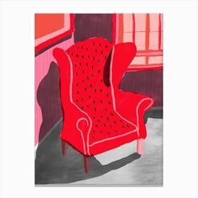 Red Chair Canvas Print
