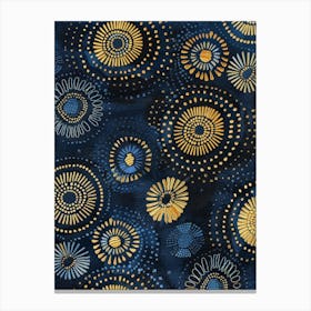 Blue-And-Gold 1 Canvas Print