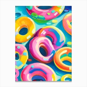Albanese Gummi Rings Candy Sweetie Abstract Still Life Flower Canvas Print