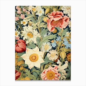 Floral Tapestry 1 Canvas Print