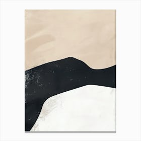 Fading Boundaries Minimalist Style Canvas Print