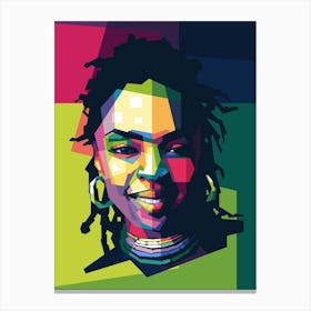 Lauryn Hill WPAP  Canvas Print