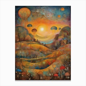 'Sunset' 2 Canvas Print