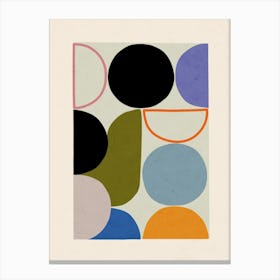 Bowls Bauhaus Canvas Print