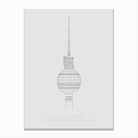 The TV Tower Canvas Print