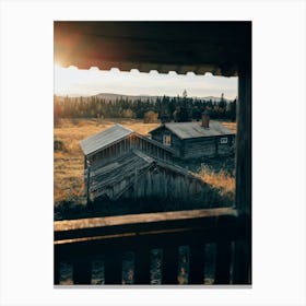 Ghost town Canvas Print