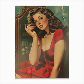 Pin Up Girl 18 Canvas Print