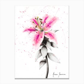 Lively Lily Canvas Print
