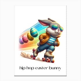 Easter bunny hip hop.kids rooms.nursery rooms.gifts for kids.15 Canvas Print