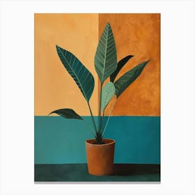 Plant In A Pot 19 Canvas Print
