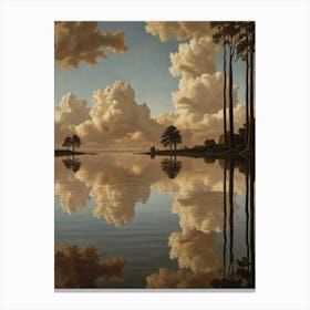 'Clouds And Trees' Canvas Print