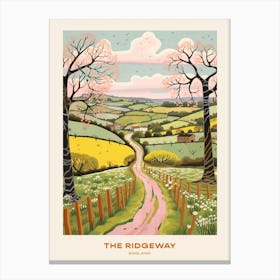 The Ridgeway England 2 Hike Poster Canvas Print