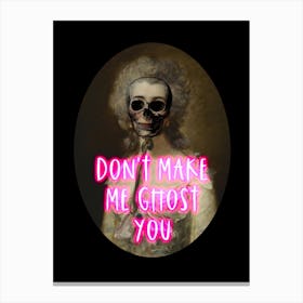 Lady Ghost Canvas Print