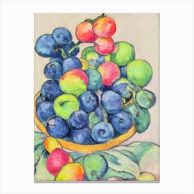 Ugli Fruit Vintage Sketch Fruit Canvas Print