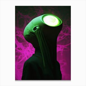 Alien Head 2 Canvas Print