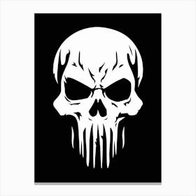 Punisher Skull Canvas Print