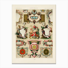 18th Century Pattern, Albert Racine (2) 1 Canvas Print