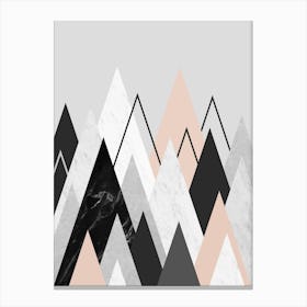 Scandinavian forest 1 Canvas Print