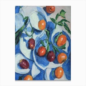 Clementine Classic Fruit Canvas Print