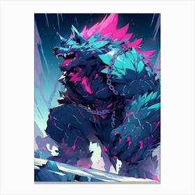 Wolf Character 3 Canvas Print
