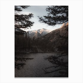 Lake At Dusk Canvas Print