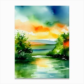 Watercolor Painting 10 Canvas Print