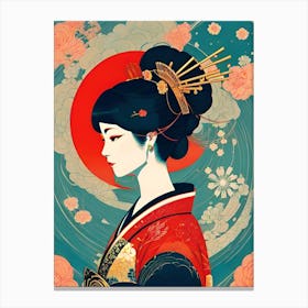 Geisha 109 Canvas Print