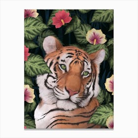Serene Tiger Canvas Print