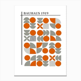 Bauhaus Orange Exhibition 5 Canvas Print