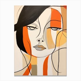 Abstract Of A Woman 11 Canvas Print