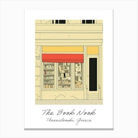 Thessaloniki, Greece The Book Nook Pastel Colours 3 Poster Canvas Print