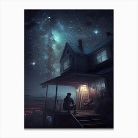 Night In The House Canvas Print